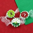 .75" Circle Holiday Label 