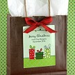 3" x 3.75" Rectangular Holiday Label  