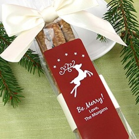 1.5" x 4.25" Rectangular Holiday Label 